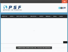 Tablet Screenshot of policiasinfronteras.org